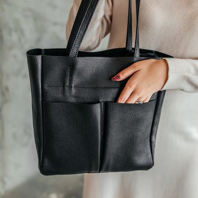 Женская сумка "Юта" черная s428 фото