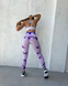 Спортивні жіночі лосини з ефектом Пуш-ап 4920 бузковий-фіолетовий_S 4920_Бузковий-фіолетовий фото 3